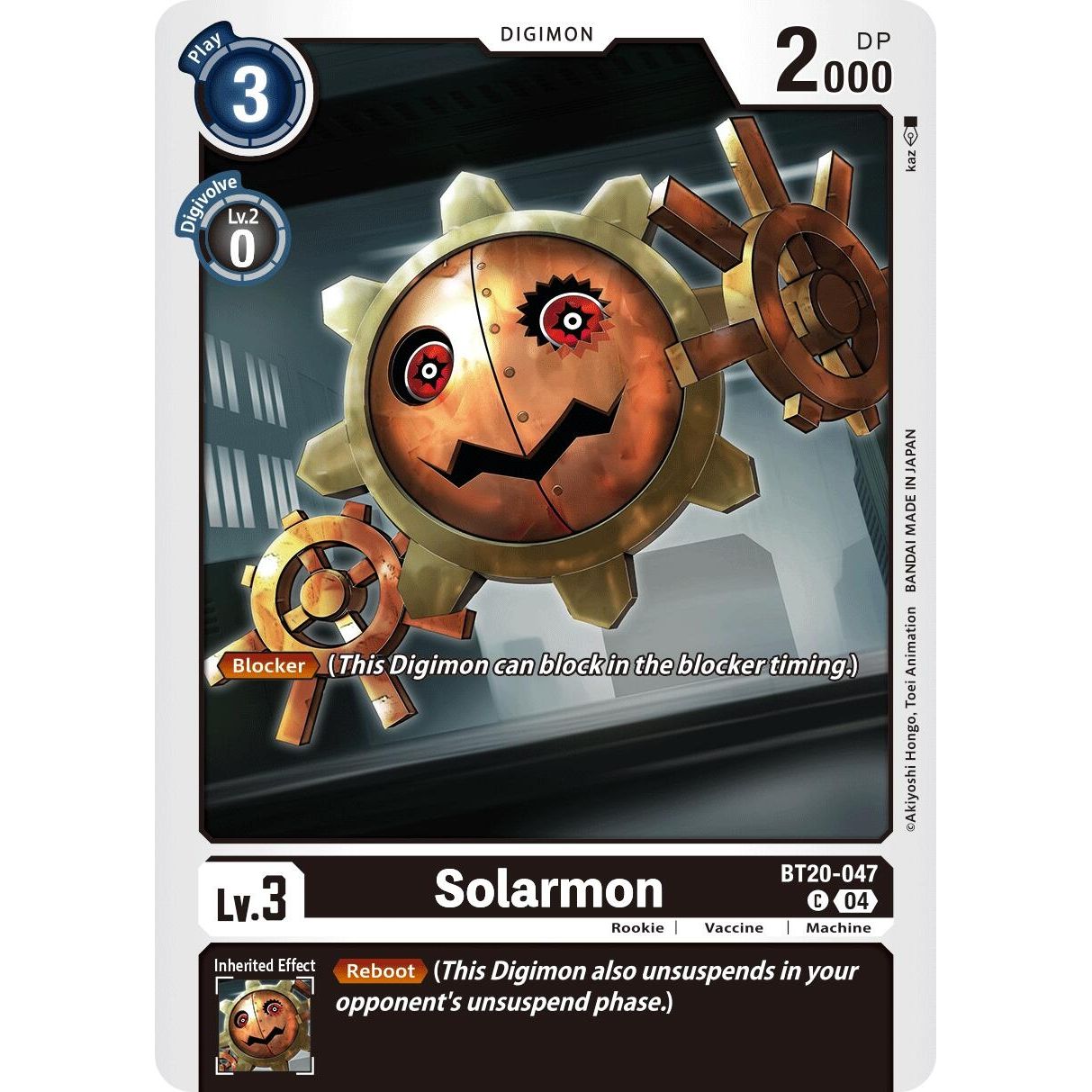 Image for Solarmon (BT20-047 C) (BT19-20) - Digimon Card Game