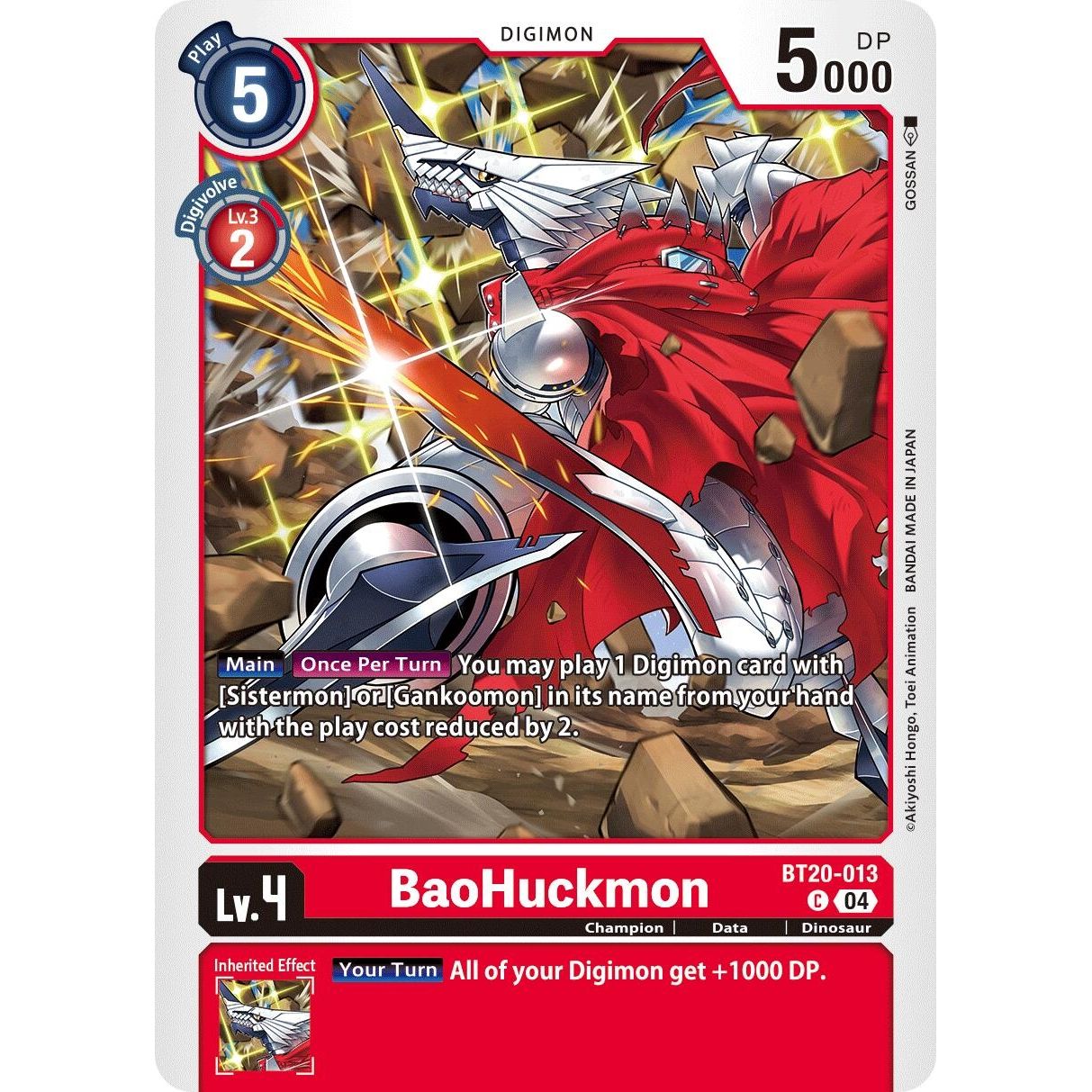 Image for BaoHuckmon (BT20-013 C) (BT19-20) - Digimon Card Game