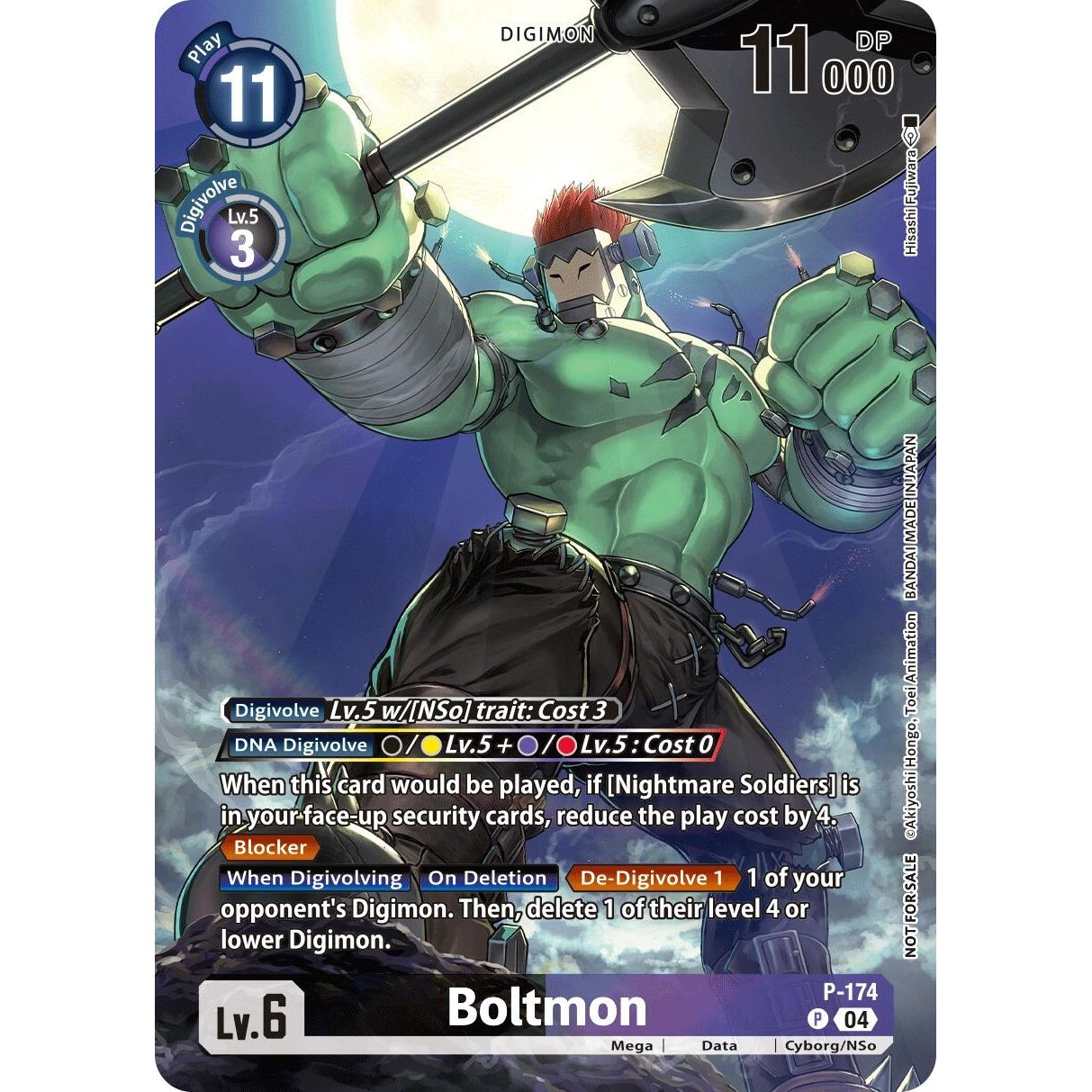 Image for Boltmon (Update Pack 2025) (P-174 P) (BT19-20) - Digimon Card Game