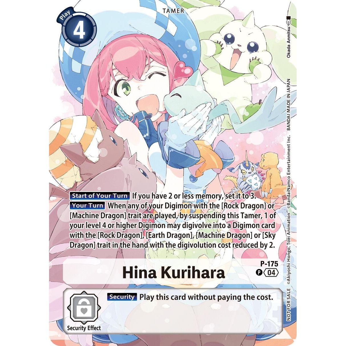 Image for Hina Kurihara (Update Pack 2025) (P-175 P) (BT19-20) - Digimon Card Game