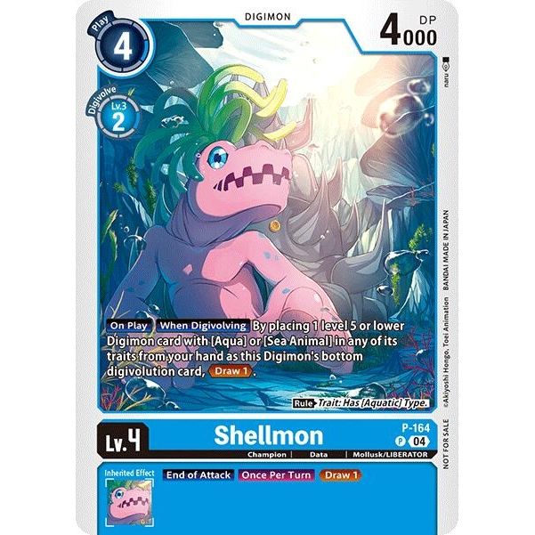 Image for Shellmon (Store Tournament 2025 Vol.1 Participation Pack) (P-164 P) (D-PR) - Digimon Card Game