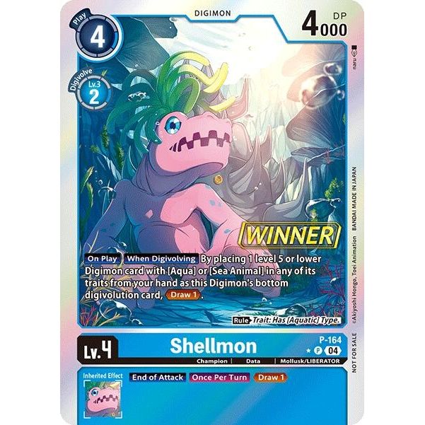 Image for Shellmon (Store Tournament 2025 Vol.1 Winner Pack) (P-164 P) (D-PR) - Digimon Card Game