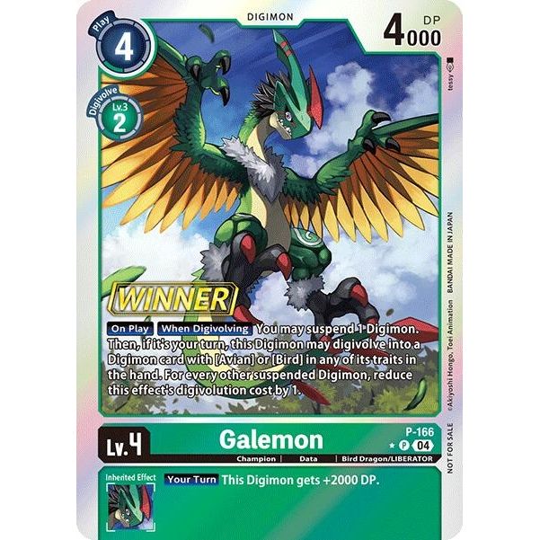 Image for Galemon (Store Tournament 2025 Vol.1 Winner Pack) (P-166 P) (D-PR) - Digimon Card Game