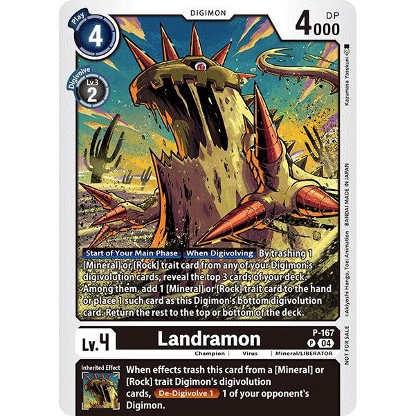 Image for Landramon (Store Tournament 2025 Vol.1 Participation Pack) (P-167 P) (D-PR) - Digimon Card Game