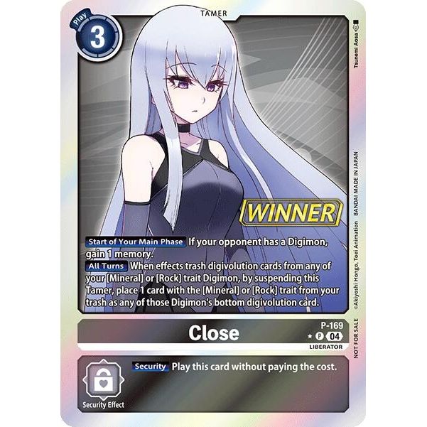 Image for Close (Store Tournament 2025 Vol.1 Winner Pack) (P-169 P) (D-PR) - Digimon Card Game