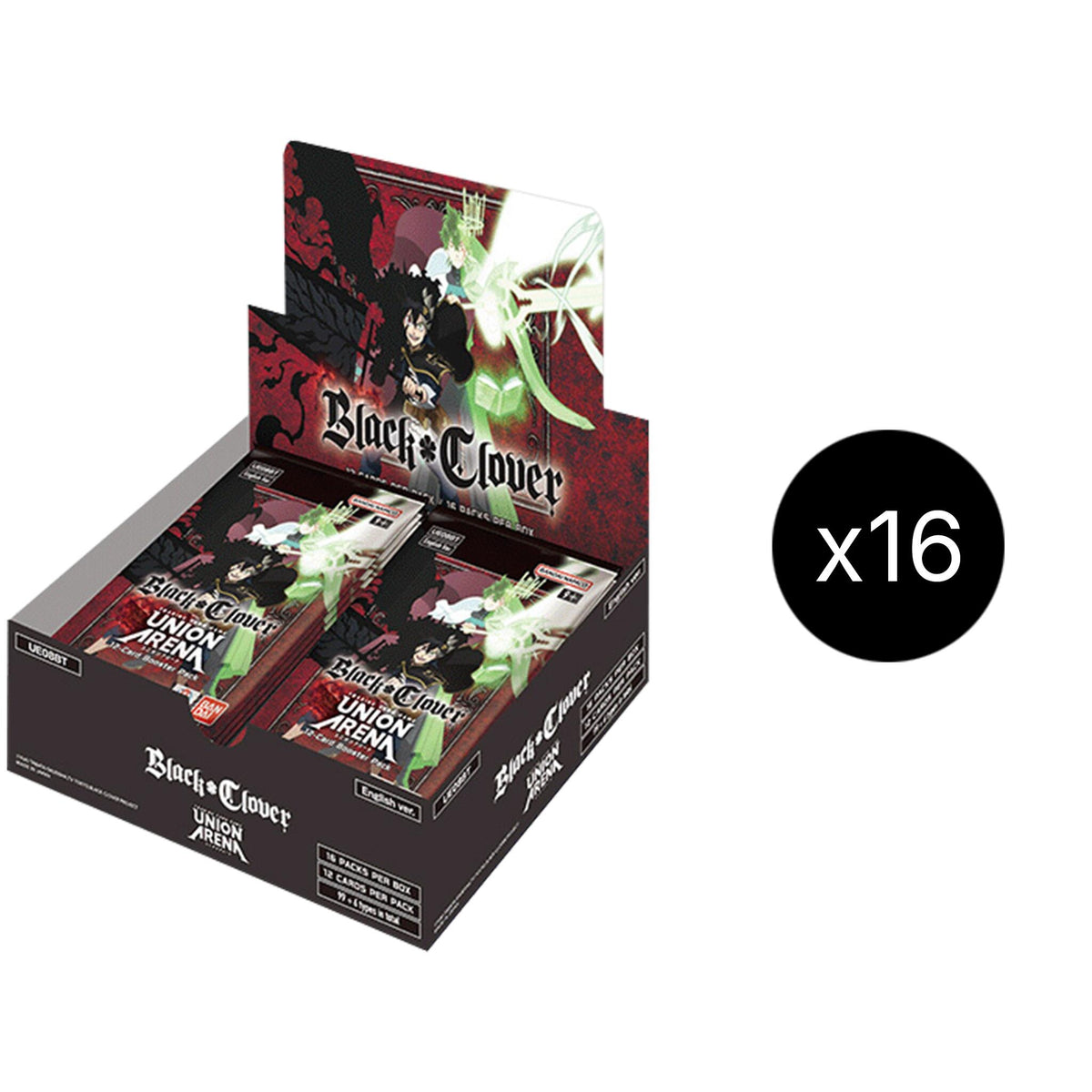 Image for Black Clover - Booster Box Case - Union Arena
