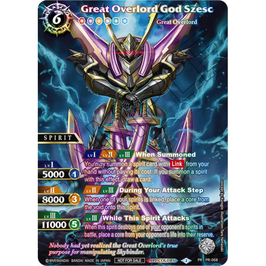 Image for Great Overlord God Szesc (2024 World Championship Participation) (PR-068) (BSSP) - Battle Spirits Saga