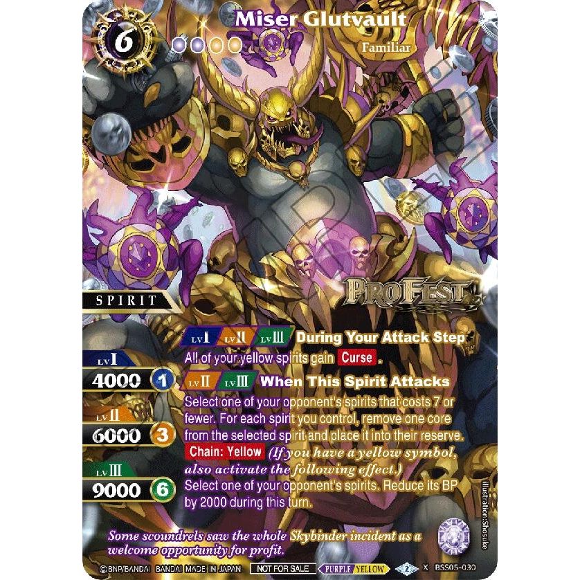Image for Miser Glutvault (Pro Fest X Rare Special Pack Vol. 2) (BSS05-030) (BSSP) - Battle Spirits Saga