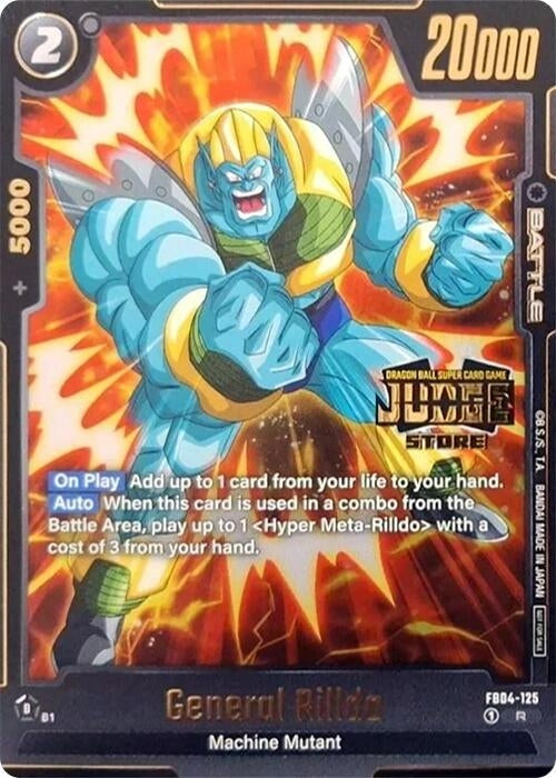 Image for General Rilldo (Judge Pack (Store Judge) 03) (FB04-125) (DBSFW_TPR) - Dragon Ball Super: Fusion World