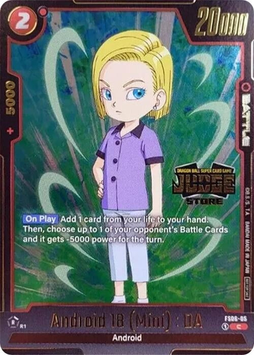 Image for Android 18 (Mini) : DA (Judge Pack (Store Judge) 03) (FS06-05) (DBSFW_TPR) - Dragon Ball Super: Fusion World