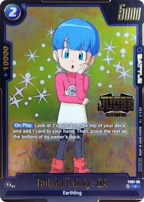 Image for Bulma (Mini) : DA (Judge Pack (Store Judge) 03) (FS07-06) (DBSFW_TPR) - Dragon Ball Super: Fusion World