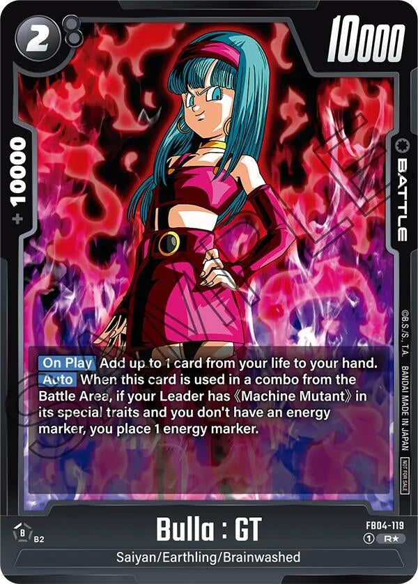 Image for Bulla : GT (Tournament Pack 05) (FB04-119) (DBSFW_TPR) - Dragon Ball Super: Fusion World