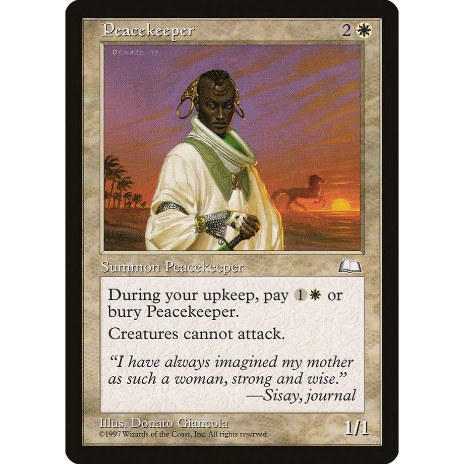 Image for Peacekeeper (WTH) - Magic: The Gathering
