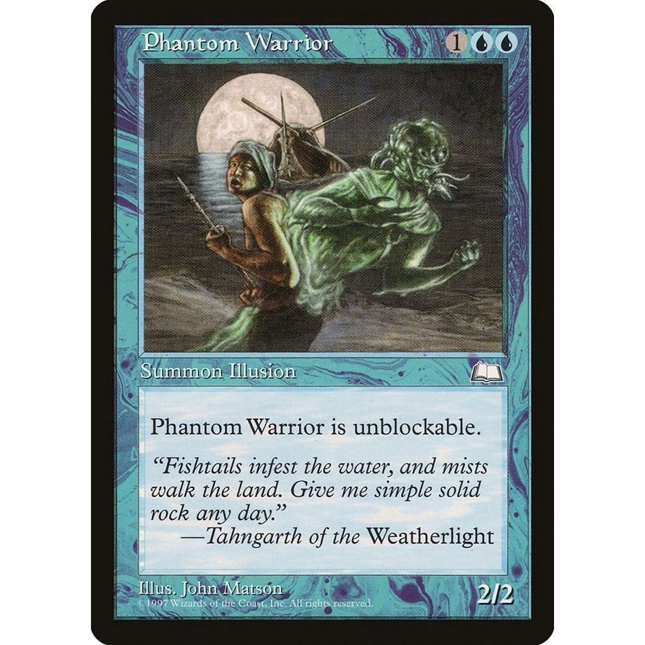 Image for Phantom Warrior (WTH) - Magic: The Gathering