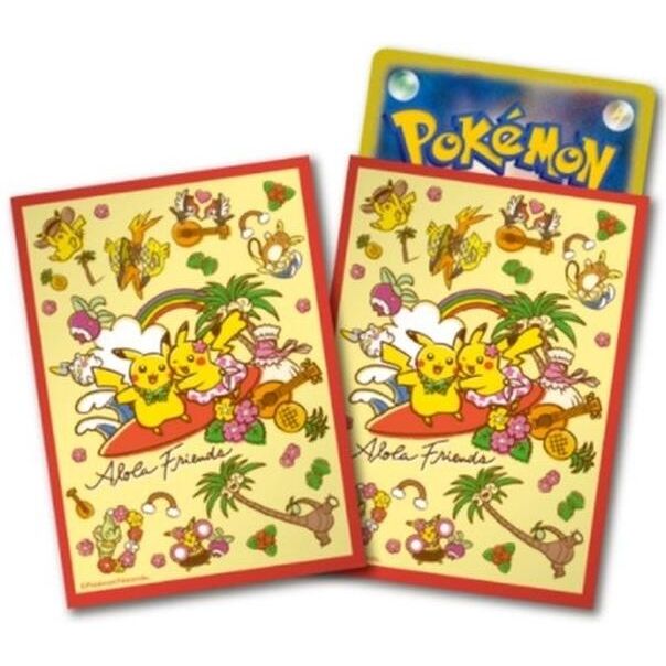 Image for Pokemon TCG: Pokemon Center Japan Exclusive Card Sleeves - Alola Friends (64-Pack) - Card Sleeves