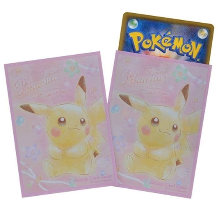 Image for Pokemon TCG: Pokemon Center Japan Exclusive Card Sleeves - Pikachu Jewel (64-Pack) - Card Sleeves