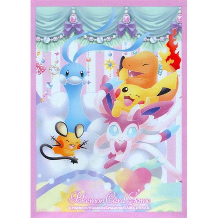 Image for Pokemon TCG: Pokemon Center Japan Exclusive Card Sleeves Pokekyun Collection Premium Pokekyun Set -  (62-Pack) - Card Sleeves