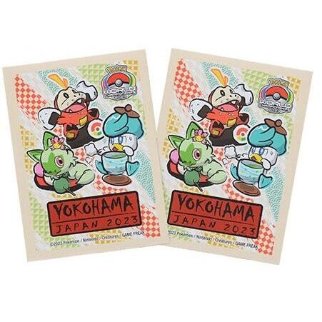 Image for Pokemon TCG: Pokemon Center Japan Exclusive Card Sleeves Sprigatito, Fuecoco, and Quaxly (WCS2023) -  (64-Pack) - Card Sleeves