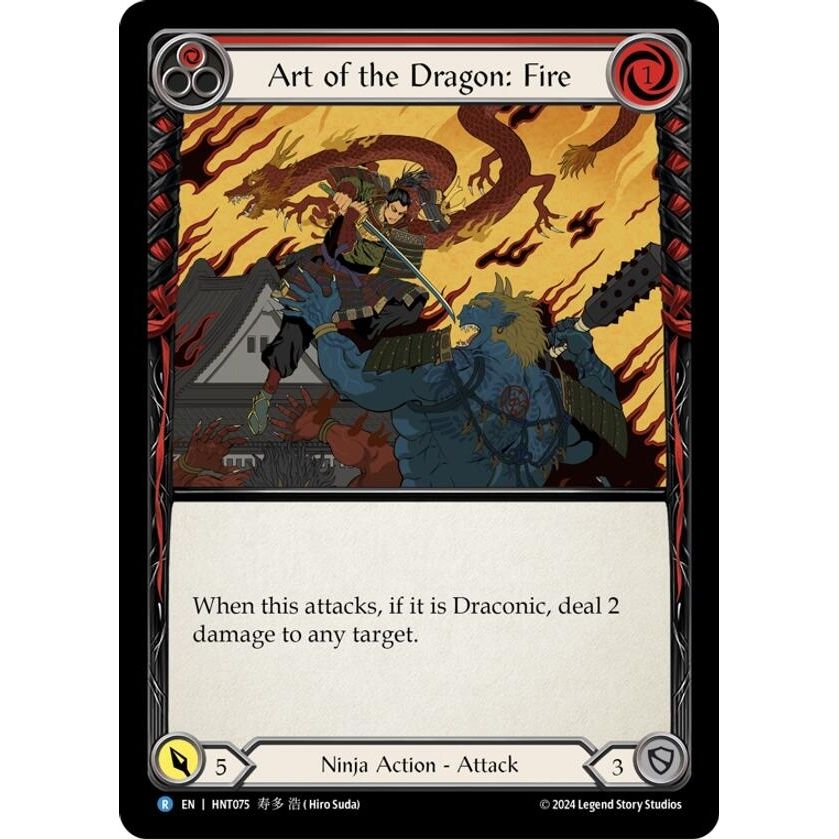 Image for Art of the Dragon: Fire (HNT075) - Flesh and Blood TCG