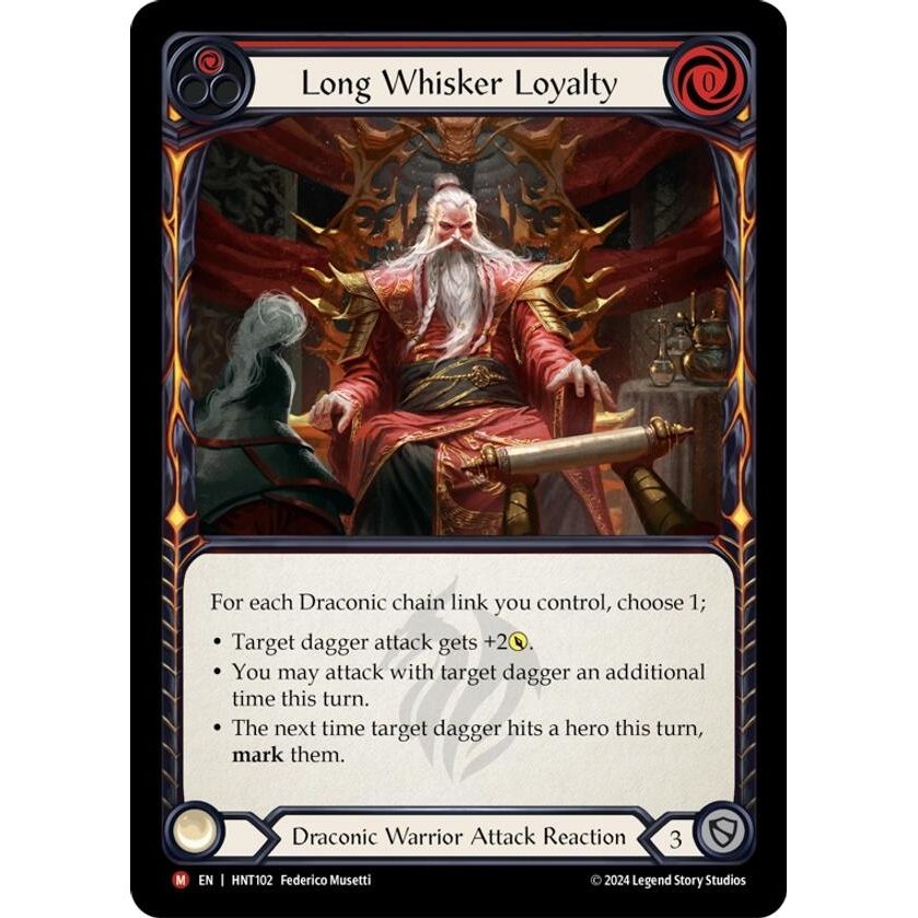 Image for Long Whisker Loyalty (HNT102) - Flesh and Blood TCG