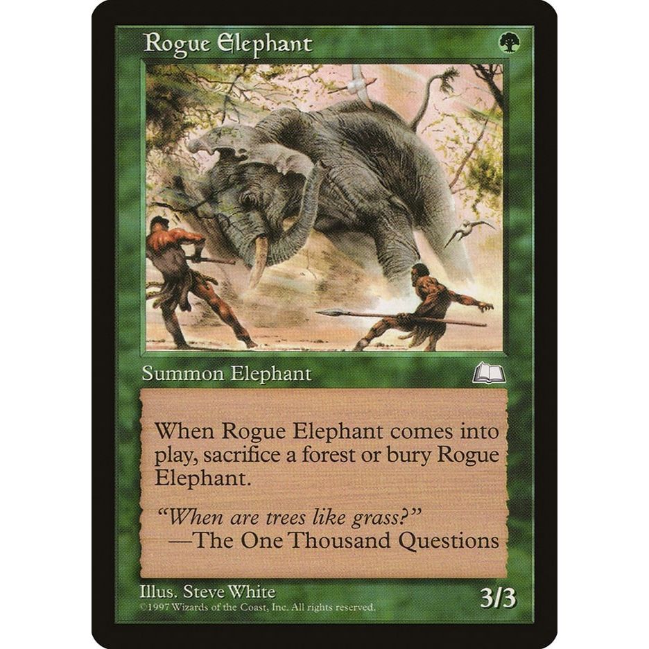 Image for Rogue Elephant (WTH) - Magic: The Gathering