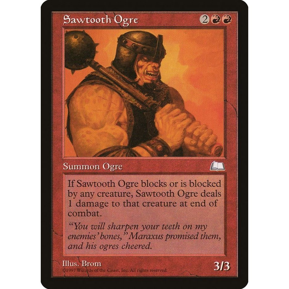 Image for Sawtooth Ogre (WTH) - Magic: The Gathering