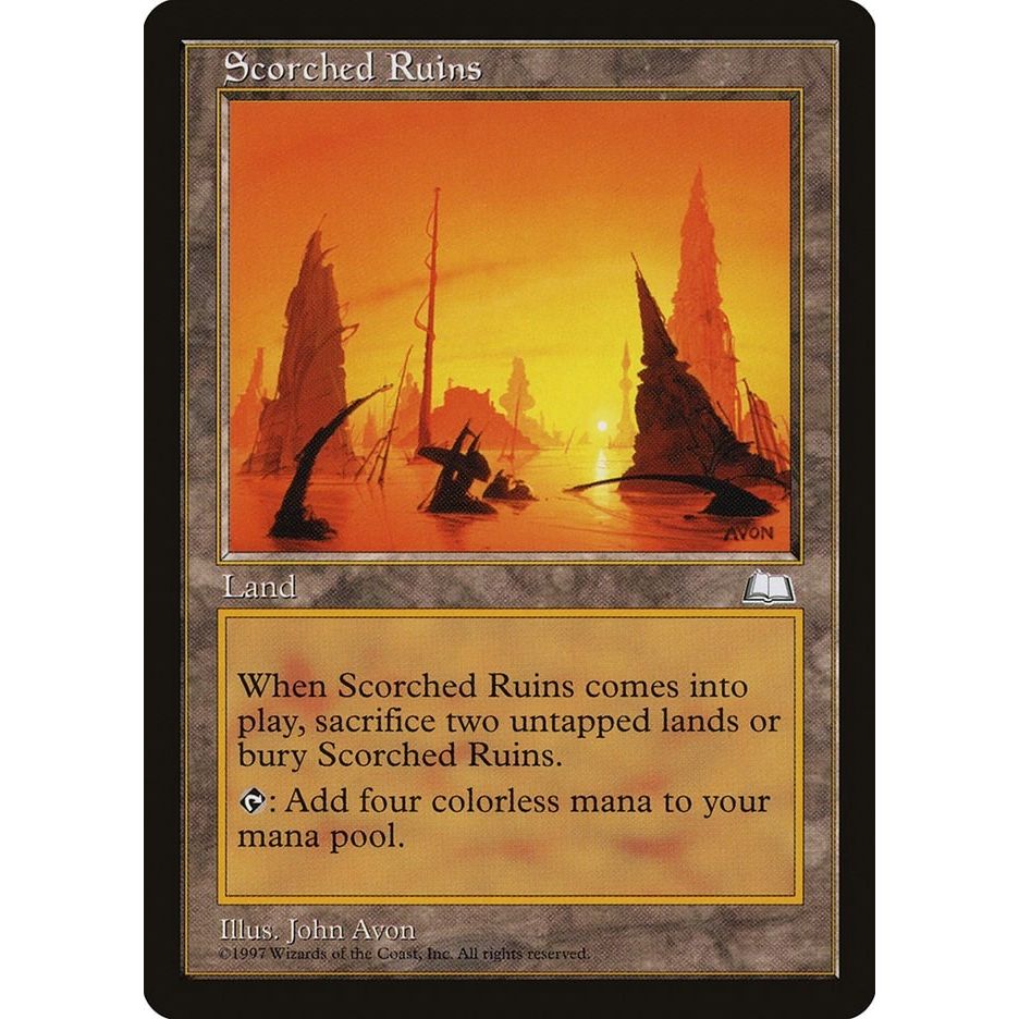 Image for Scorched Ruins (WTH) - Magic: The Gathering