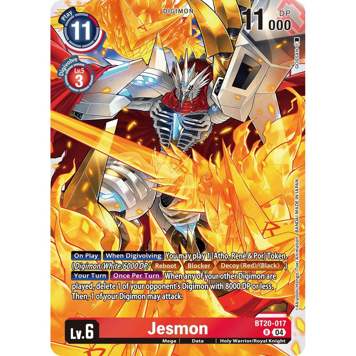Image for Jesmon (BT20-017 R) (BT19-20) - Digimon Card Game