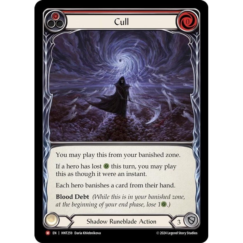 Image for Cull (HNT259) - Flesh and Blood TCG