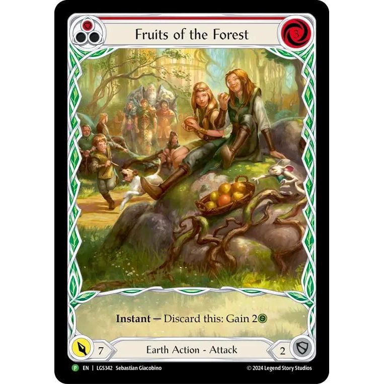 Image for Fruits of the Forest (Red) - LGS342 (LGS342) (PR) - Flesh and Blood TCG