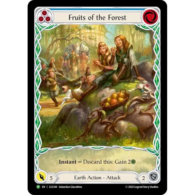 Image for Fruits of the Forest (Blue) - LGS344 (LGS344) (PR) - Flesh and Blood TCG
