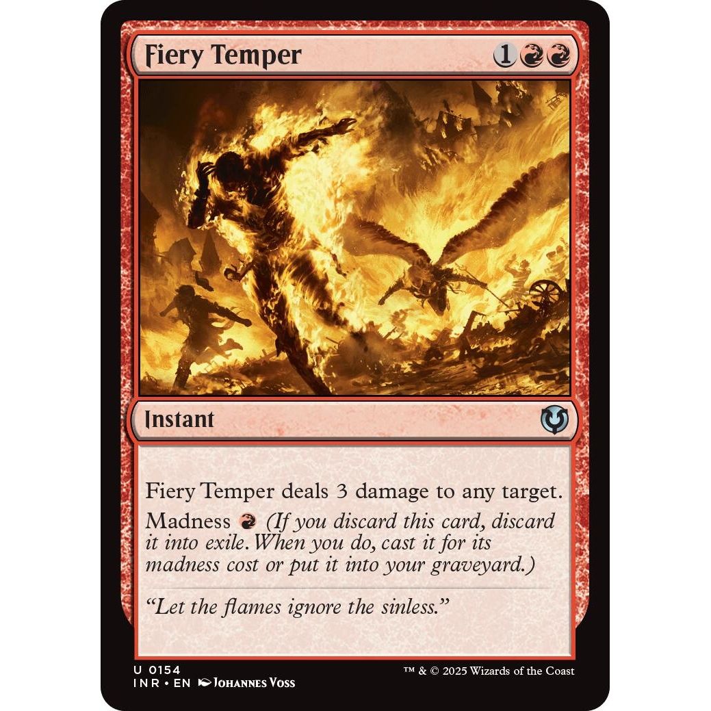 Image for Fiery Temper (154) (INR) - Magic: The Gathering