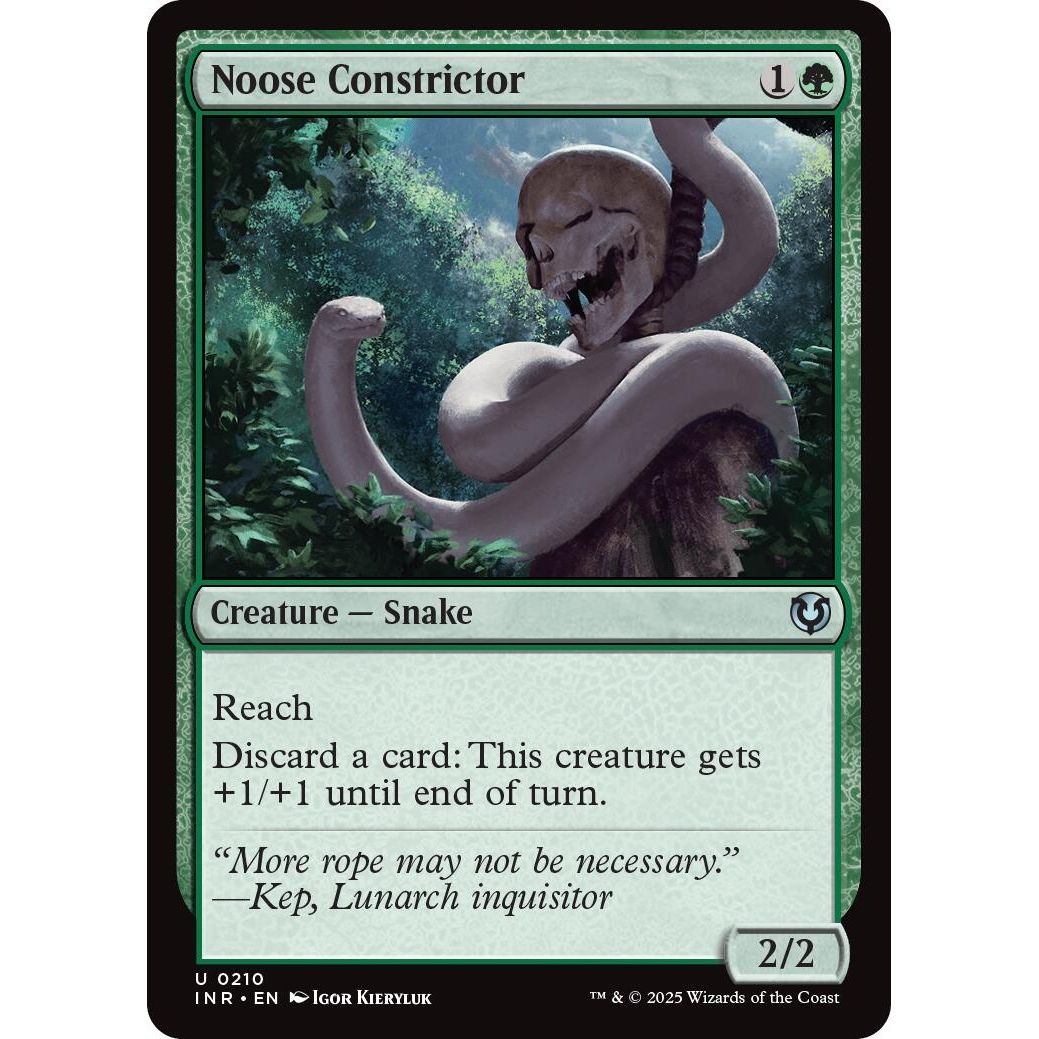 Image for Noose Constrictor (210) (INR) - Magic: The Gathering