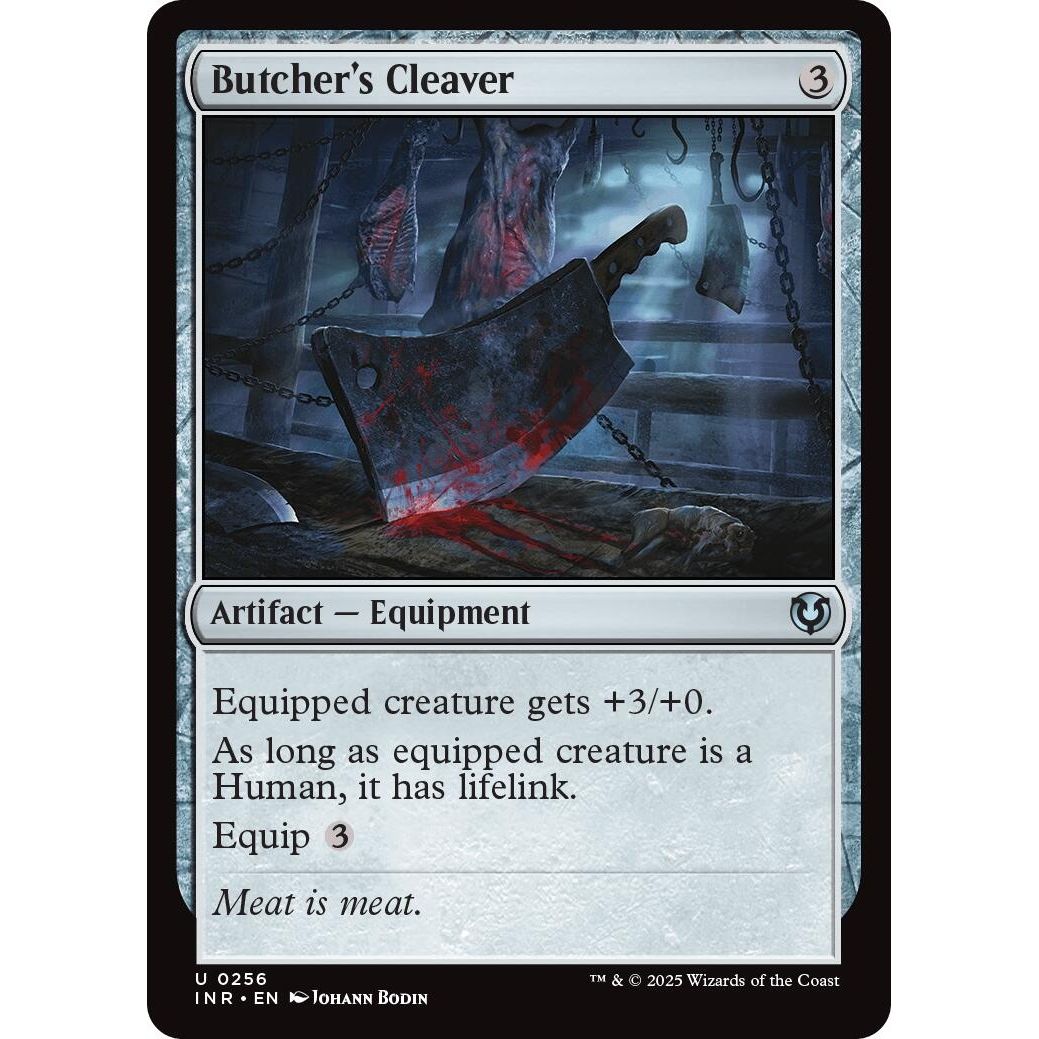 Image for Butcher's Cleaver (256) (INR) - Magic: The Gathering