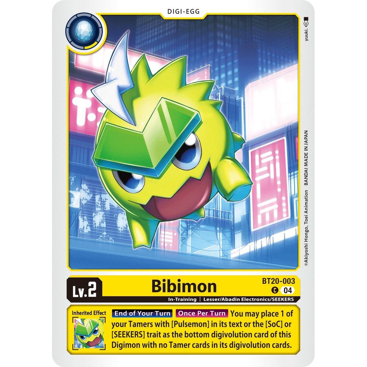 Image for Bibimon (BT20-003 C) (BT19-20) - Digimon Card Game