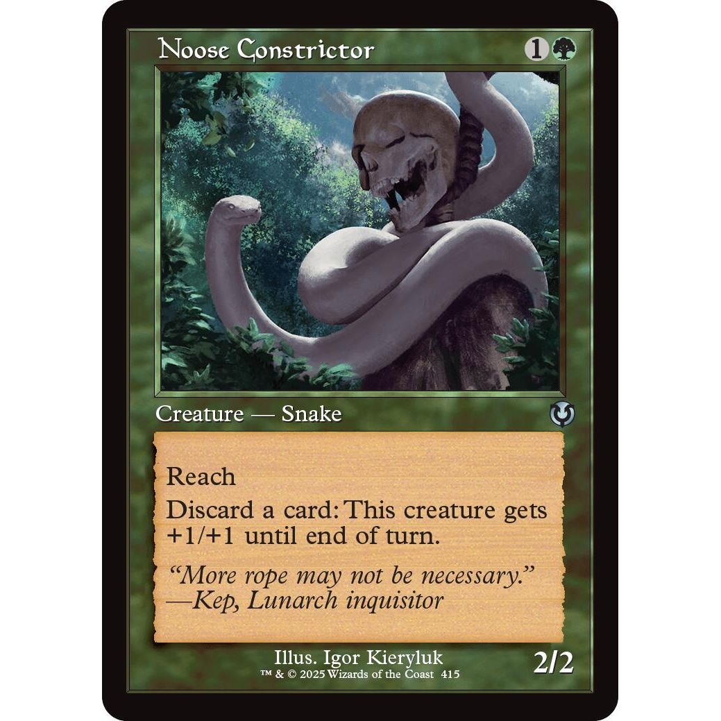 Image for Noose Constrictor (Retro Frame) (415) (INR) - Magic: The Gathering