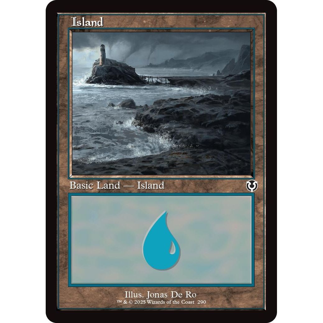 Image for Island (290) (Retro Frame) (290) (INR) - Magic: The Gathering