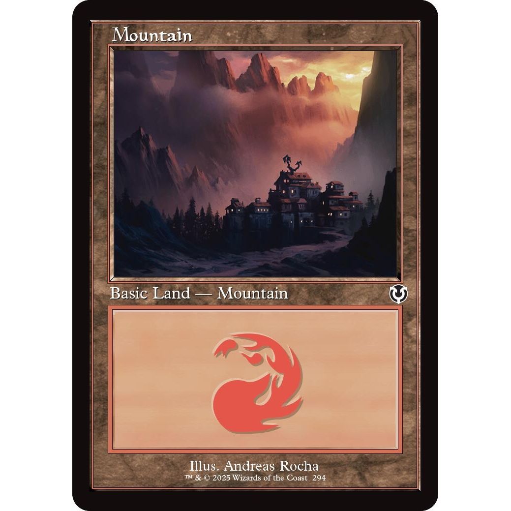 Image for Mountain (294) (Retro Frame) (294) (INR) - Magic: The Gathering