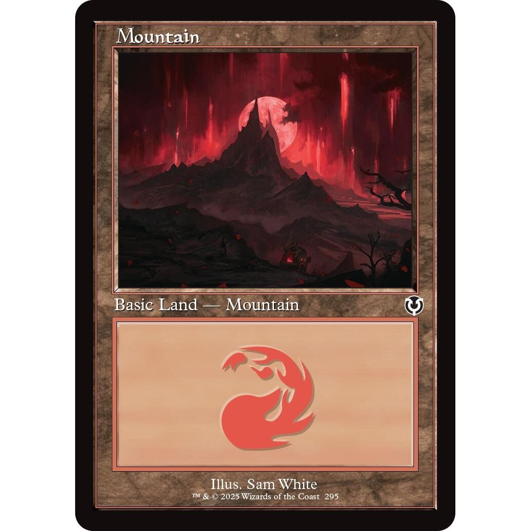 Image for Mountain (295) (Retro Frame) (295) (INR) - Magic: The Gathering