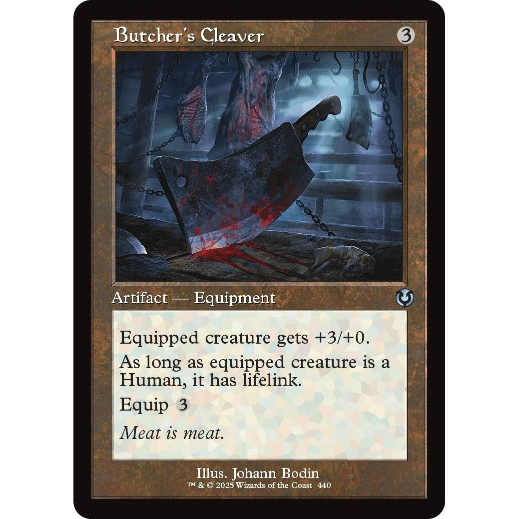 Image for Butcher's Cleaver (Retro Frame) (440) (INR) - Magic: The Gathering