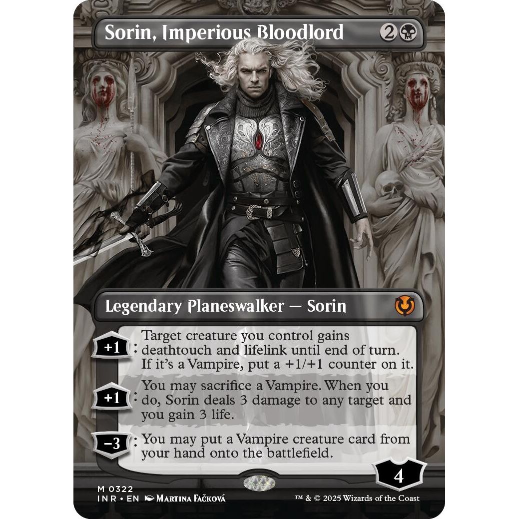 Image for Sorin, Imperious Bloodlord (Borderless) (322) (INR) - Magic: The Gathering