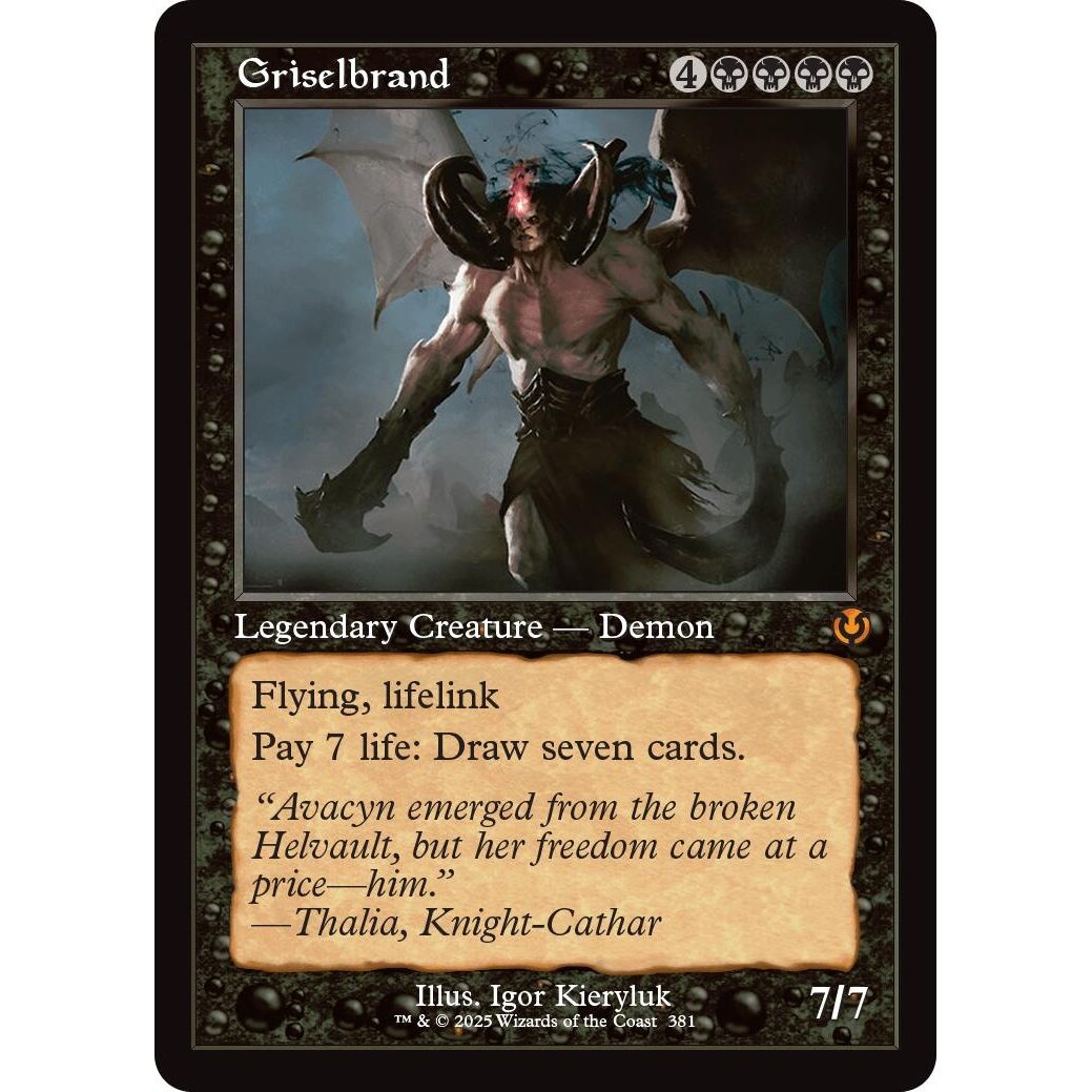 Image for Griselbrand (Retro Frame) (381) (INR) - Magic: The Gathering