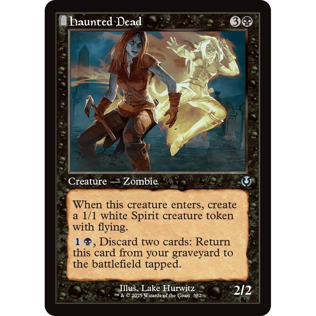 Image for Haunted Dead (Retro Frame) (382) (INR) - Magic: The Gathering