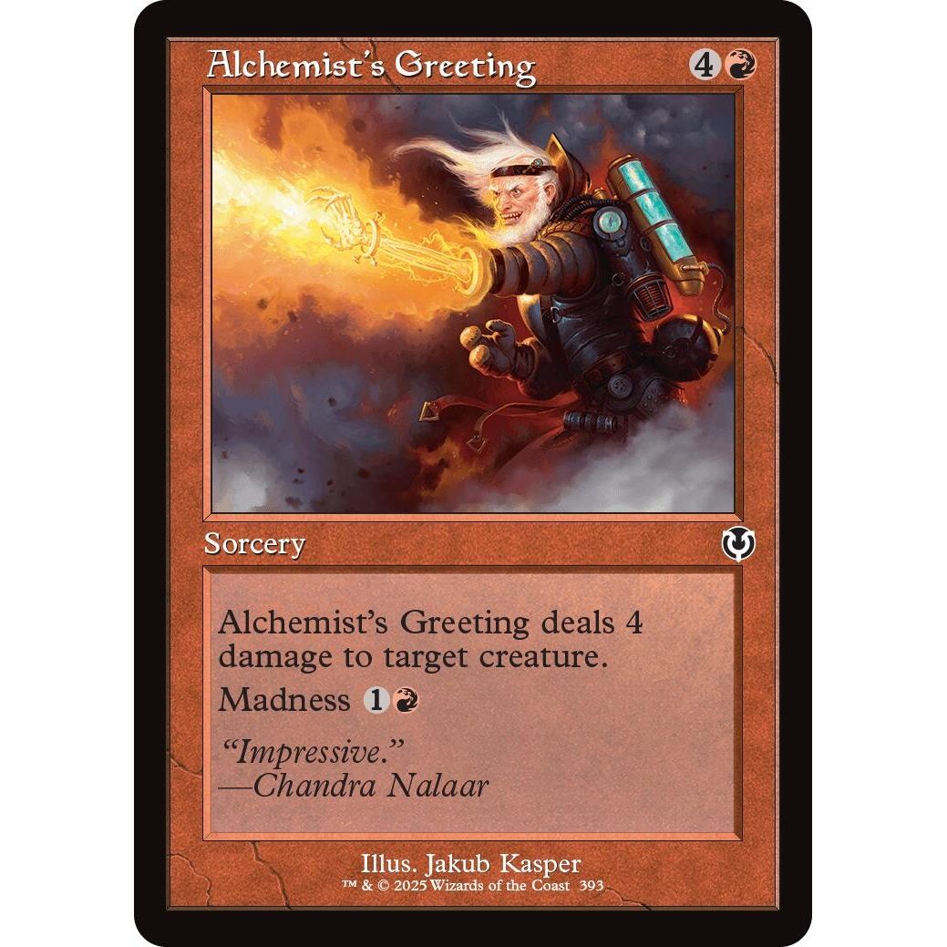 Image for Alchemist's Greeting (Retro Frame) (393) (INR) - Magic: The Gathering