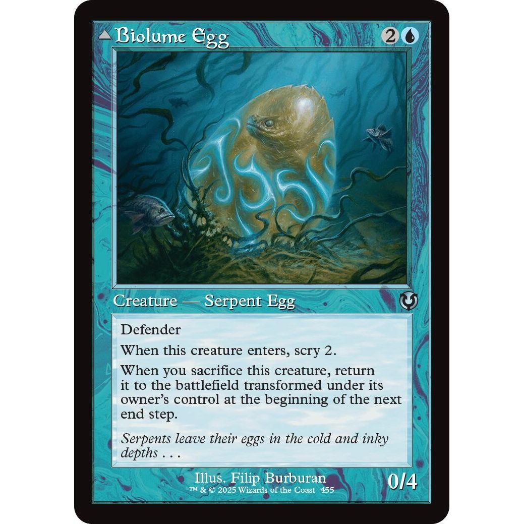 Image for Biolume Egg (Retro Frame) (455) (INR) - Magic: The Gathering
