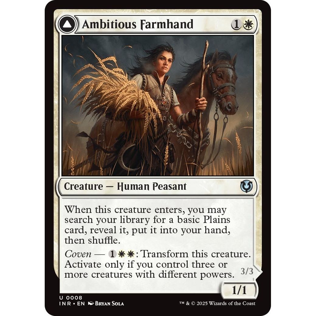 Image for Ambitious Farmhand (8) (INR) - Magic: The Gathering