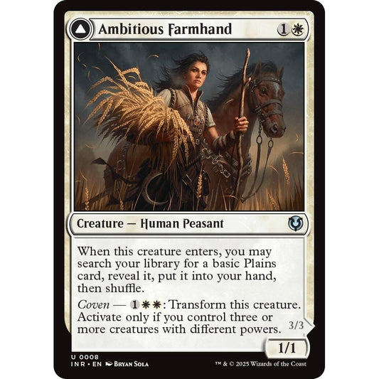 Image for Ambitious Farmhand (8) (INR) - Magic: The Gathering