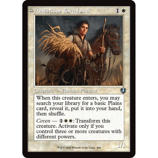 Image for Ambitious Farmhand (Retro Frame) (448) (INR) - Magic: The Gathering