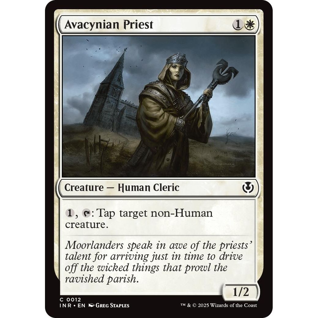 Image for Avacynian Priest (12) (INR) - Magic: The Gathering