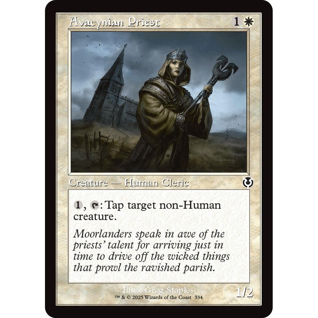 Image for Avacynian Priest (Retro Frame) (334) (INR) - Magic: The Gathering